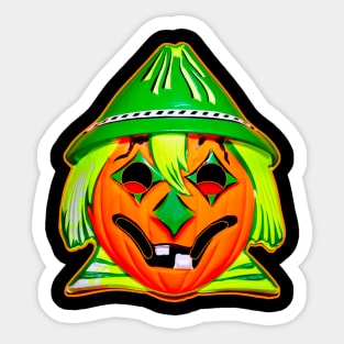 Pumpkin Scarecrow Mask Sticker